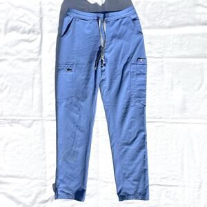 Figs Yola Skinny Scrub Pants Womens XS Ceil Blue